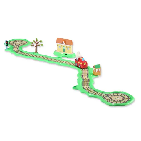 Peppa Pig Whizz Around Clickety Clack Train Set – image 1
