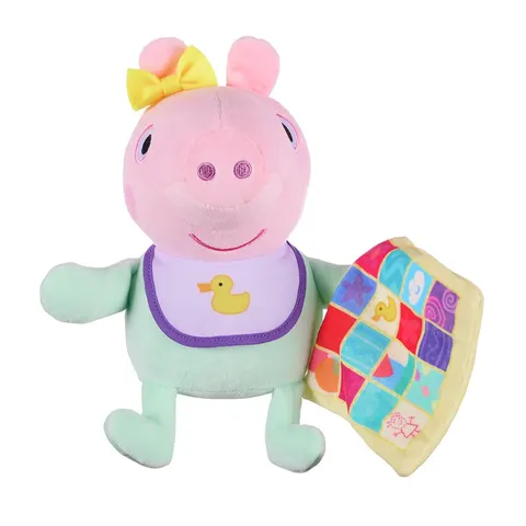 Peppa Pig Evie With Blanket Soft Toy – image 1