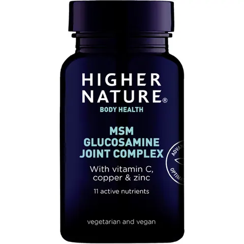 Higher Nature MSM Glucosamine Joint Complex 90s – image 1