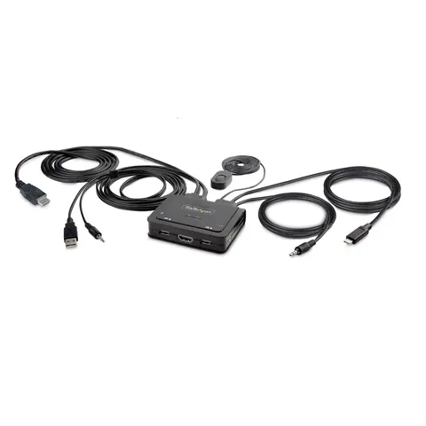 KVM-Schakelaar Startech C2-H46-UAC-CBL-KVM 1,8 m – afbeelding 1