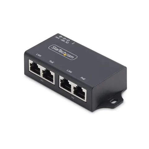 STARTECH 2-Port 1Gbit PoE+ Injektor – Bild 1