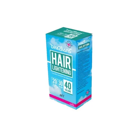 Haar bleekmiddel kit 40 Vol. Bleach kit - Directions – afbeelding 1