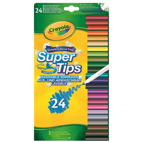 Pennarelli Crayola Super Tips - 24 pezzi – immagine 1
