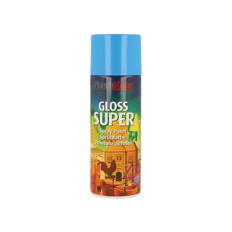 PlastiKote - Gloss Super Spray Light Blue 400ml – image 1