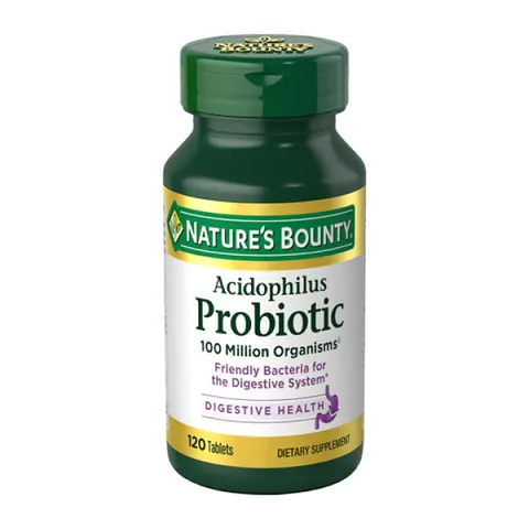 Nature's Bounty, Acidophilus Probiotic, 120 Tablets – image 1