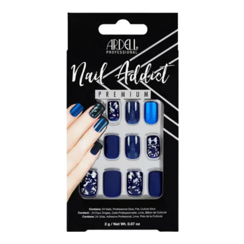 Ardell Nail Addict matte blue 1 u – imagen 1