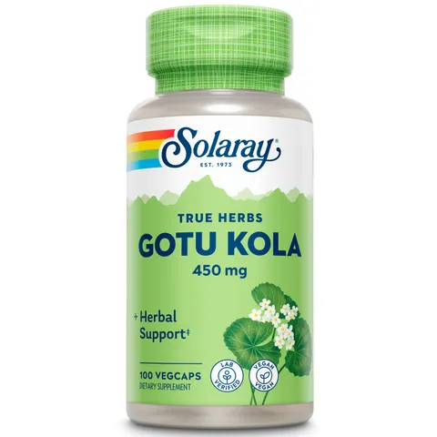 Solaray gotu kola 450mg 100vcap. – imagen 1