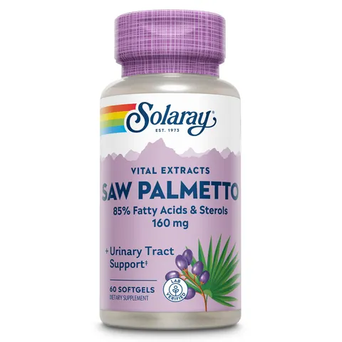 SOLARAY Saw Palmetto 60 Perlas – imagen 1