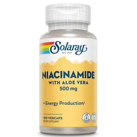 Solaray Niacinamide 500 mg 100V capsules – image 1