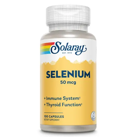 Solaray, Selenium, 50 mcg , 100 Capsules – image 1
