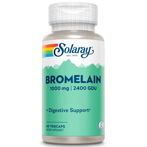 Solaray bromelain 60cap. - solaray – imagen 1