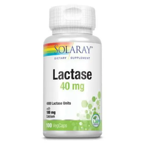 Solaray, Lactase, 100 VegCaps – image 1