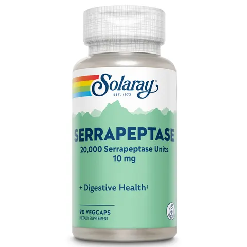Solaray, Serrapeptase, 10 mg, 90 VegCaps – image 1