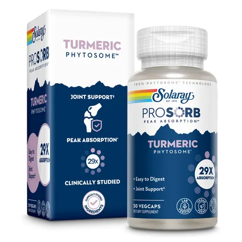 Solaray, Turmeric Phytosome, 30 Vegcaps – image 1