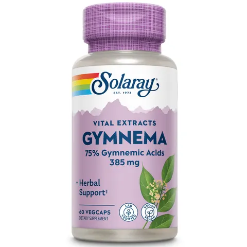 Solaray Gymnema 385 mg 60 Capsules – image 1