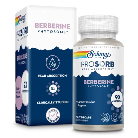 Solaray, Berberine Phytosome , 30 Vegcaps – image 1