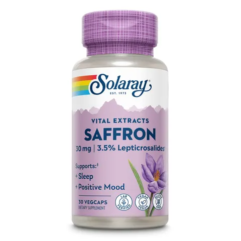 Solaray saffron 30 veg caps – imagen 1