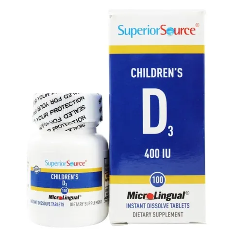 Superior Source Children's Vitamin D3 400 IU - Immune & Bone Support – image 1