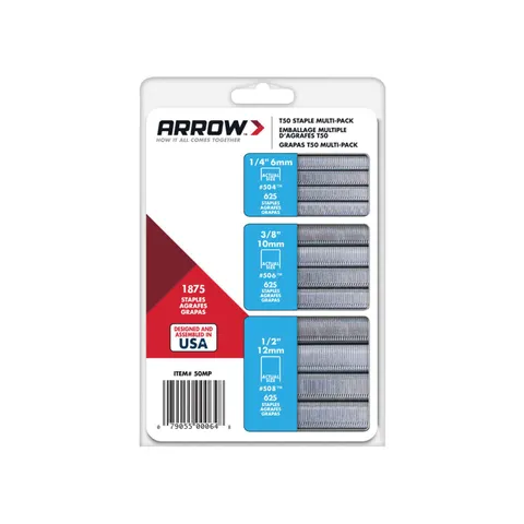 Arrow T50 Staples Multi Pack – image 1