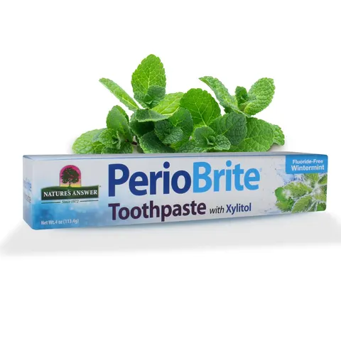 Nature s Answer Periobrite Natural Toothpaste Wintermint 4 Ounce – image 1