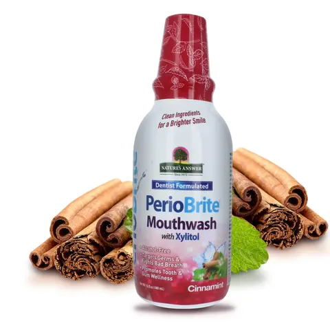 Natures Answer Mouthwash Cinamnt Periowash – image 1