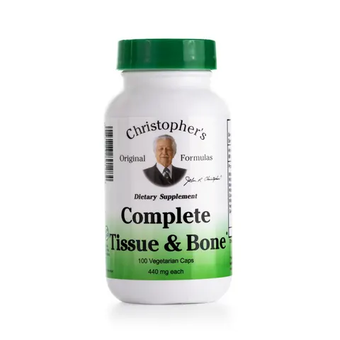 Christopher's Original Formulas, Complete Tissue & Bone, 440 mg, 100 Vegetarian Caps – image 1