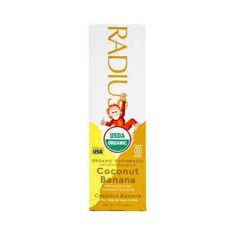 RADIUS, Children's Toothpaste, Coconut Banana, 6 Months+, 48g – image 1