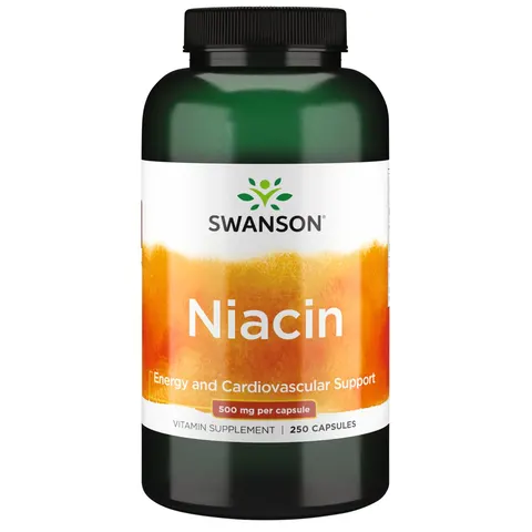 Swanson, Niacin, 500 mg, 250 Capsules – image 1