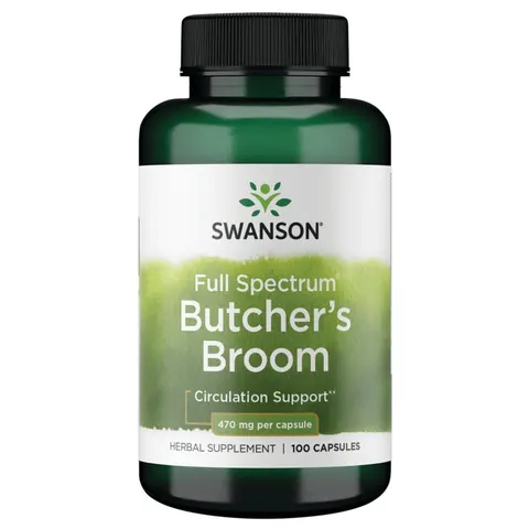 (100 caps) Butcher's Broom, 470mg - 100 caps – image 1