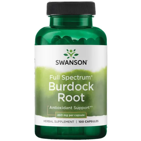 Swanson Burdock Root, 460mg - 100 caps – image 1