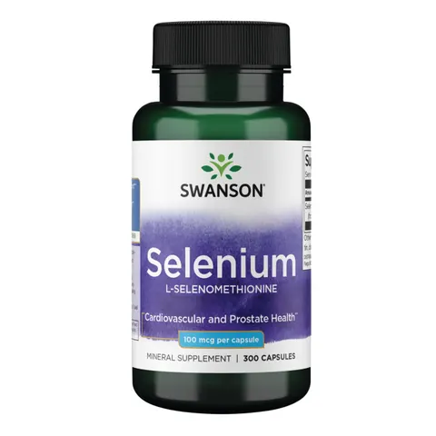 Swanson, Selenium, 100 mcg, 300 Capsules – image 1