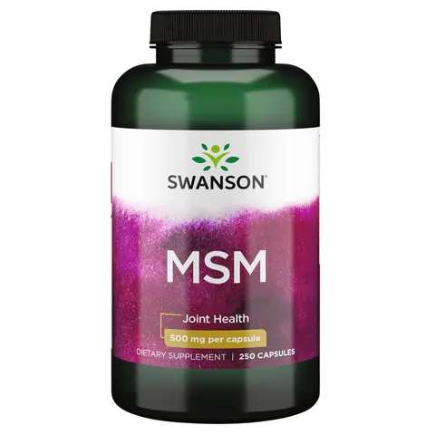 Swanson MSM, 500mg - 250 caps – image 1