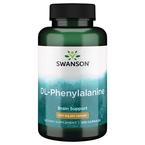 Swanson DL-Phenylalanine, 500mg - 100 caps – image 1