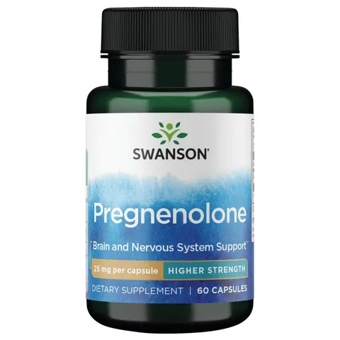 Pregnenolone, 25mg - 60 caps – image 1