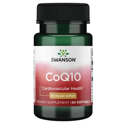 Swanson, CoQ10, 30 mg, 60 Softgels – image 1