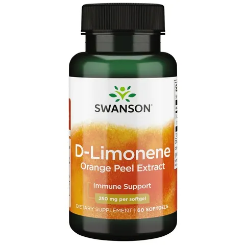 Swanson, D-Limonene, Orange Peel Extract , 250 mg , 60 Softgels – image 1