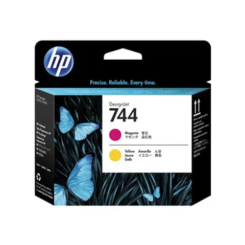 HP 744 Druckkopf Magenta & Gelb – Bild 1