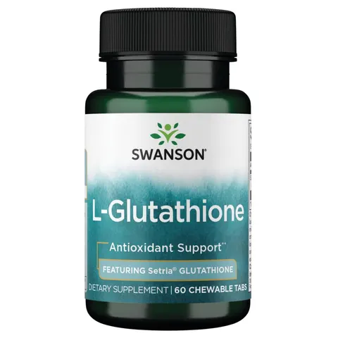 Swanson, L-Glutathione, 60 Chewable Tabs – image 1