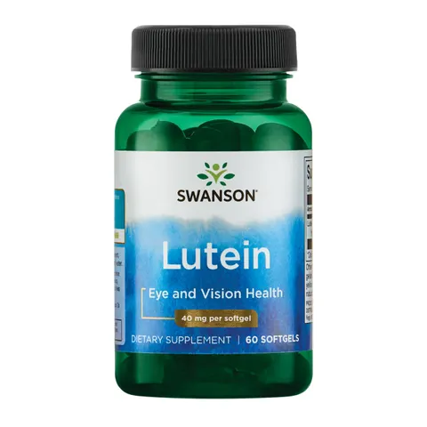Swanson, Lutein, 40 mg, 60 Softgels – image 1