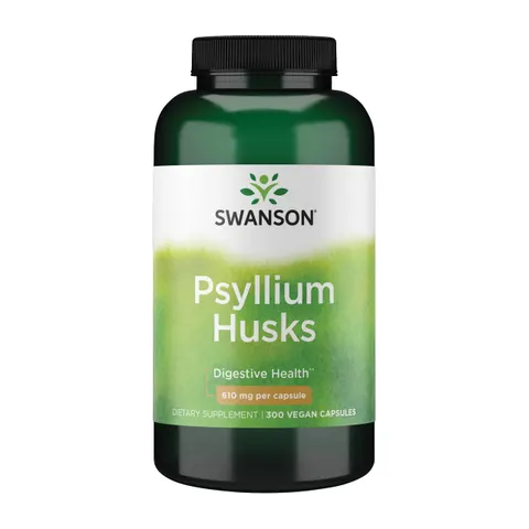 Psyllium Husks, 610mg - 300 caps – image 1