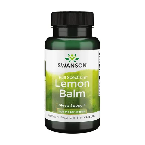 Swanson Full Spectrum Lemon Balm, 500mg - 60 caps – image 1