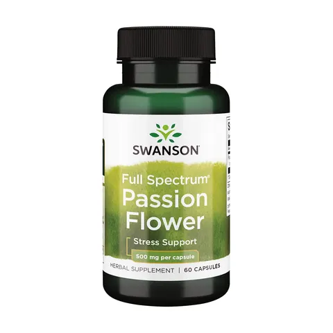 Full Spectrum Passion Flower, 500mg - 60 caps – image 1