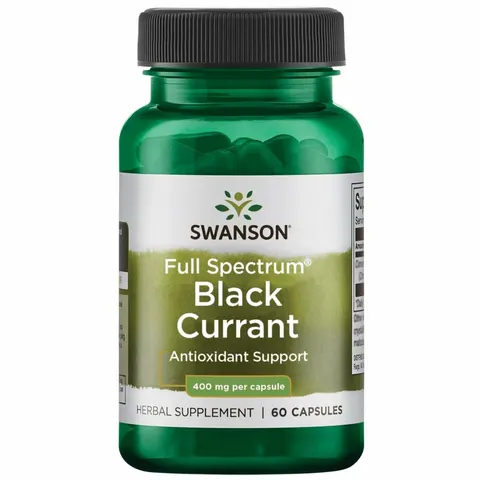 Swanson, Full Spectrum Black Currant, 400 mg, 60 Capsules – image 1