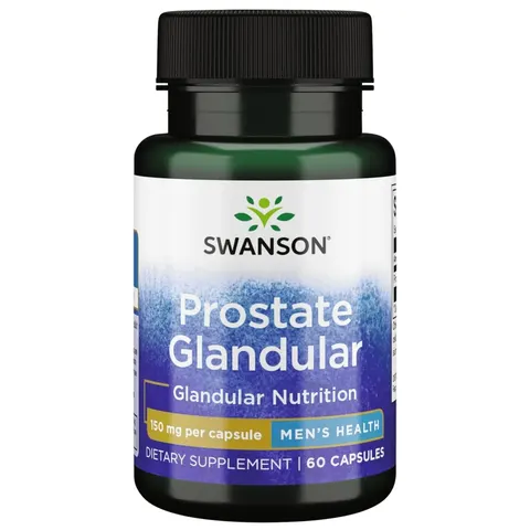 Swanson, Prostate Glandular, 150 mg , 60 Capsules – image 1