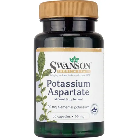 Potassium Aspartate, 99mg - 60 caps – image 1