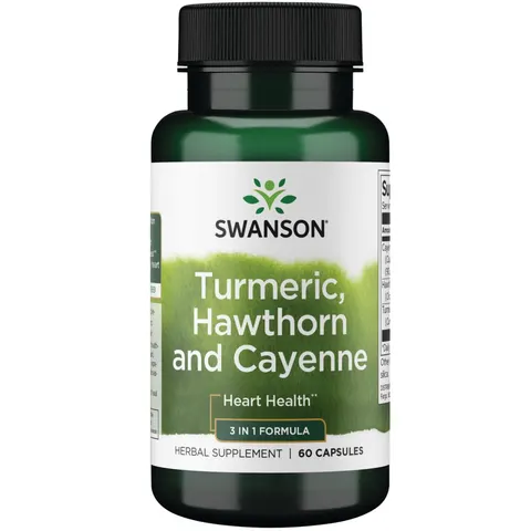Turmeric, Hawthorn and Cayenne - 60 caps – image 1