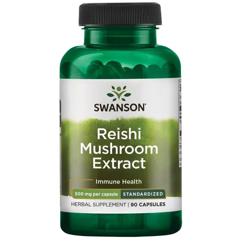 Reishi Mushroom Extract, 500mg - 90 caps – image 1