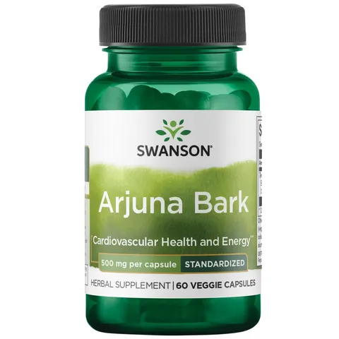 Arjuna Bark, 500mg - 60 vcaps – image 1
