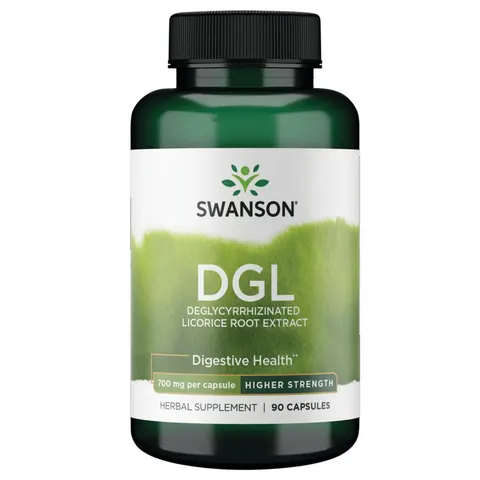 SWANSON, DGL, 700 mg, 90 Capsules, High Potency – image 1