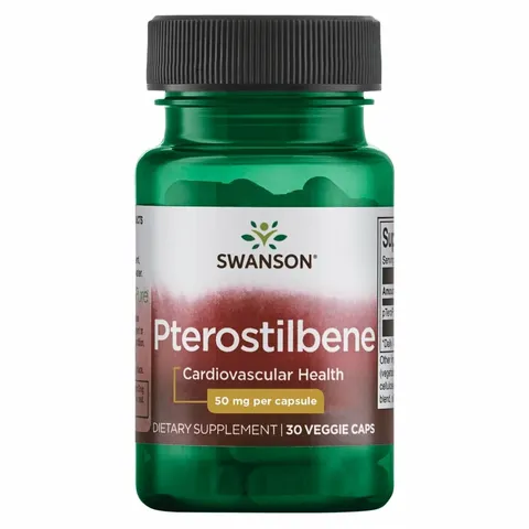 Swanson Pterostilbene 50mg - 30 vcaps – image 1
